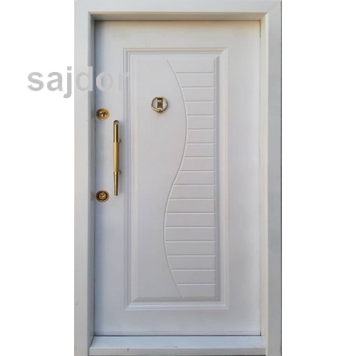 درب ضد سرقت رویه فلز مدل شیاری کد2114