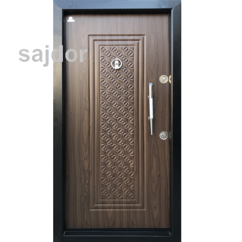 درب ضد سرقت cnc با روکش pvc مدل ستاره