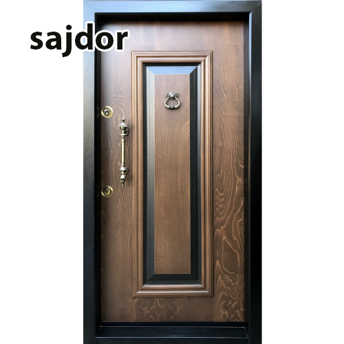 درب ضد سرقت لوکس مدل تک قاب برجسته