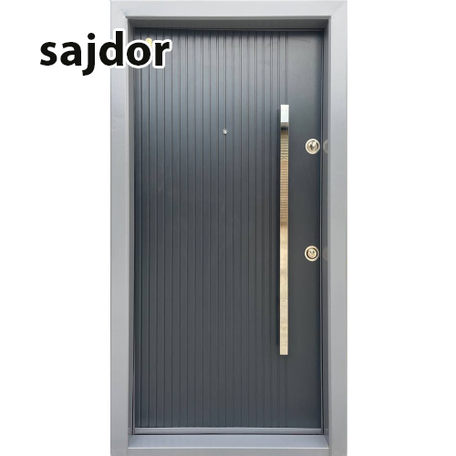 درب ضد سرقت cnc روکش راش مدل اسپیناس