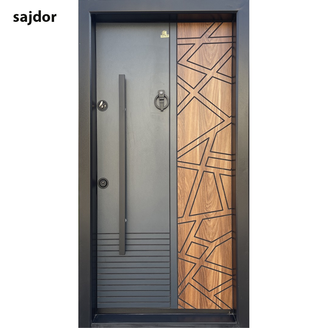 درب ضد سرقت لامینوکس مدل هندسی