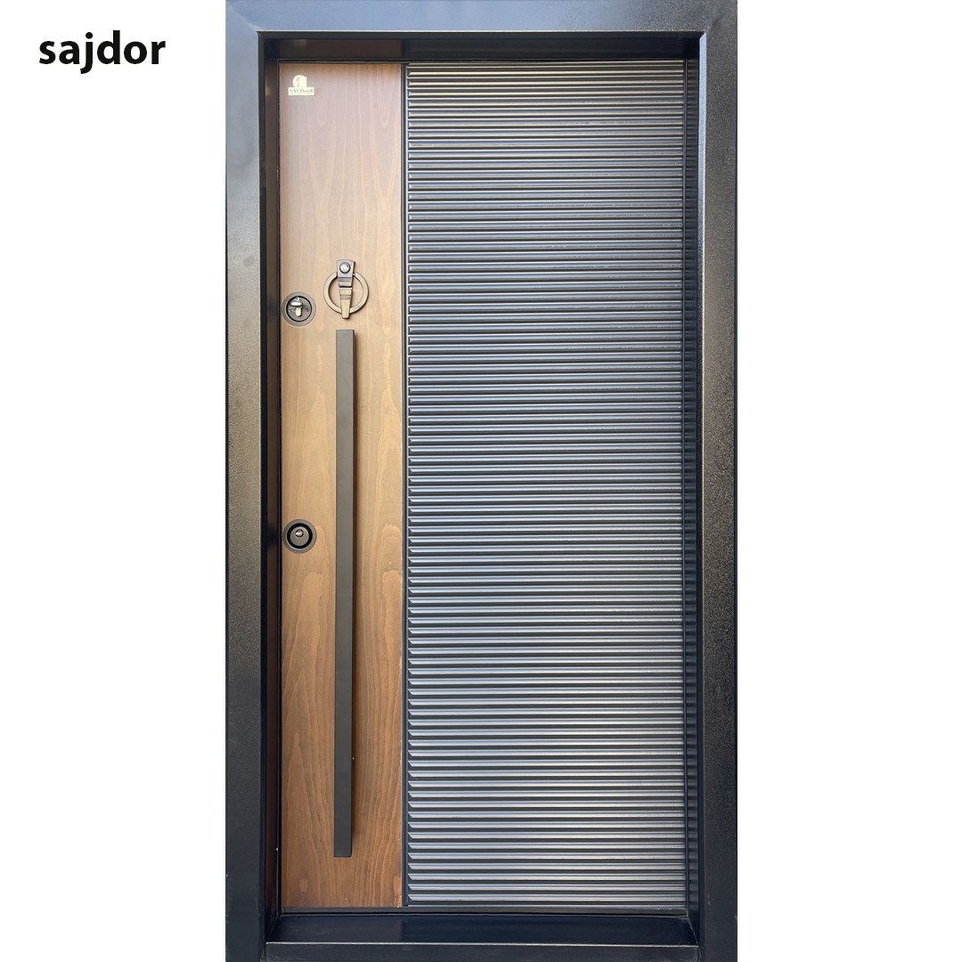 درب ضد سرقت mdf رنگ شده مدل  آرتا