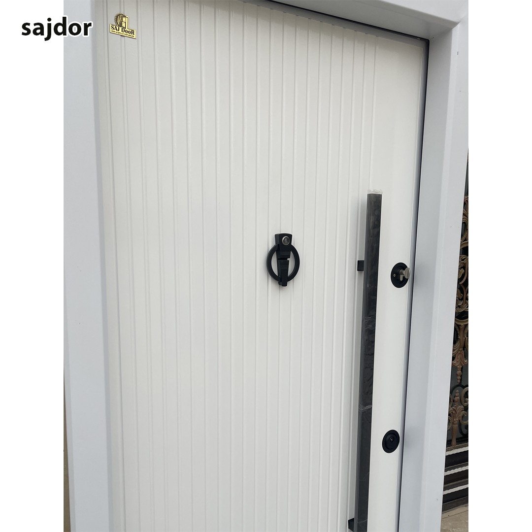 درب ضد سرقت cnc روکش راش مدل اسپیناس