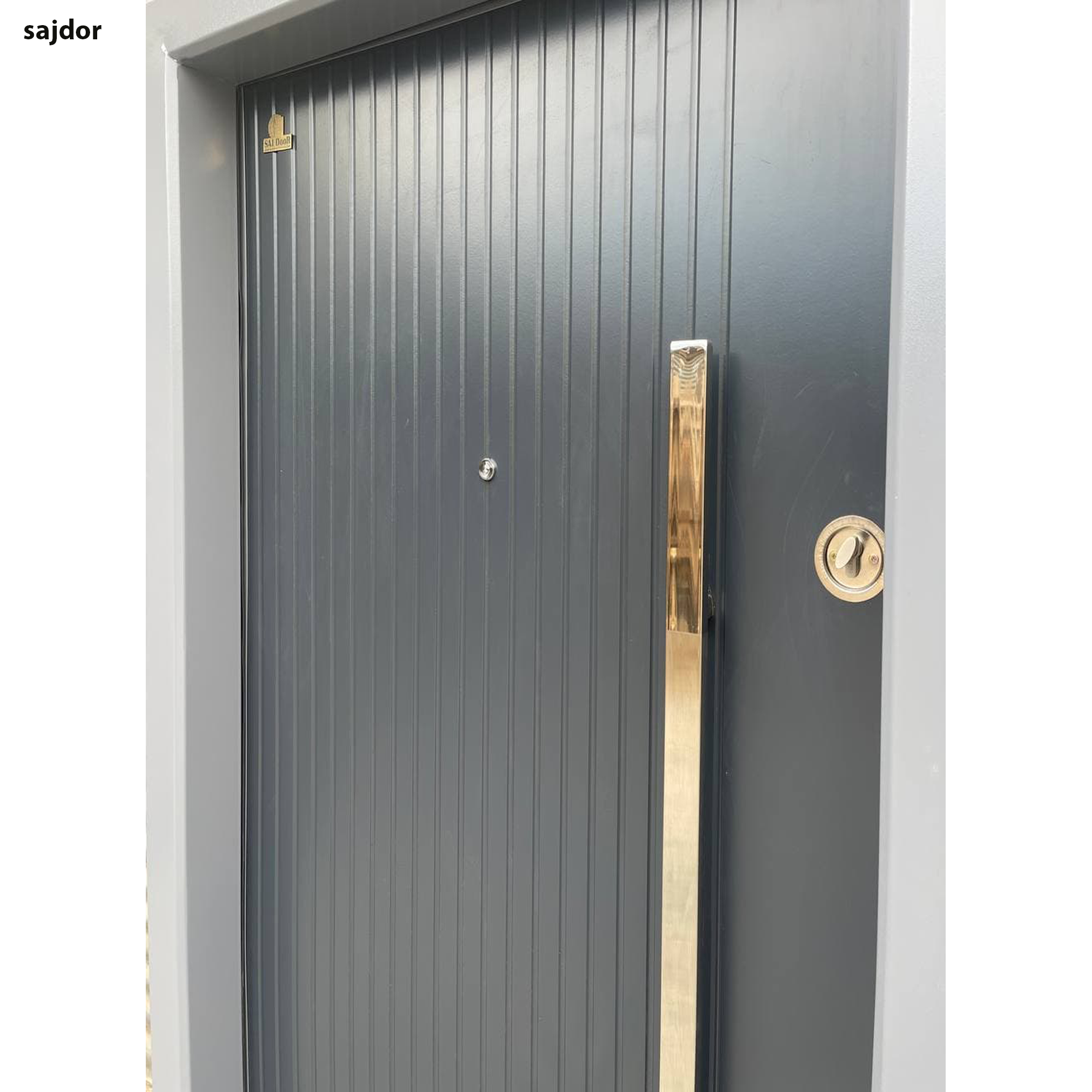 درب ضد سرقت cnc روکش راش مدل اسپیناس