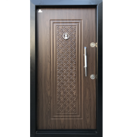 درب ضد سرقت cnc با روکش pvc مدل ستاره