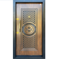 درب ضد سرقت cnc روکش راش مدل آراد