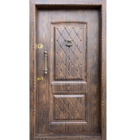 درب ضد سرقت رویه فلز مدل دوقاب ضربدری کد 2125